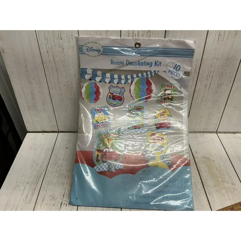 Disney Room‎ Decorating Kit Cars Theme New